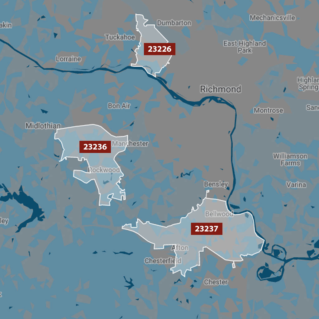 Virginia Zip Code Map | Tara Ulysse - Your Luxury Real Estate Expert